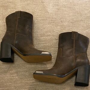Dolce Vita Dark Brown Ankle Booties